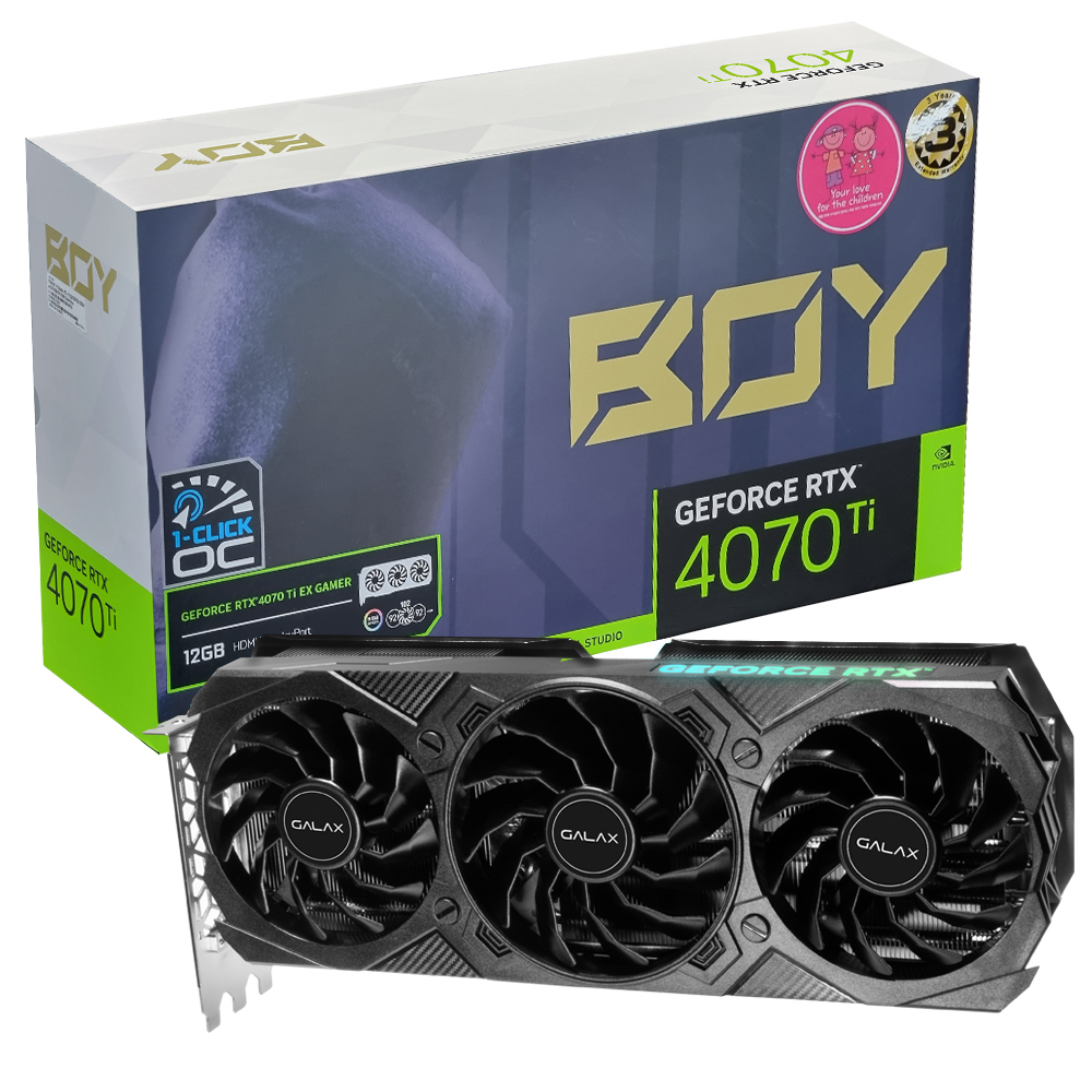 갤럭시 BOY 지포스 RTX 4070 Ti EX GAMER OC D6X 12GB_이미지