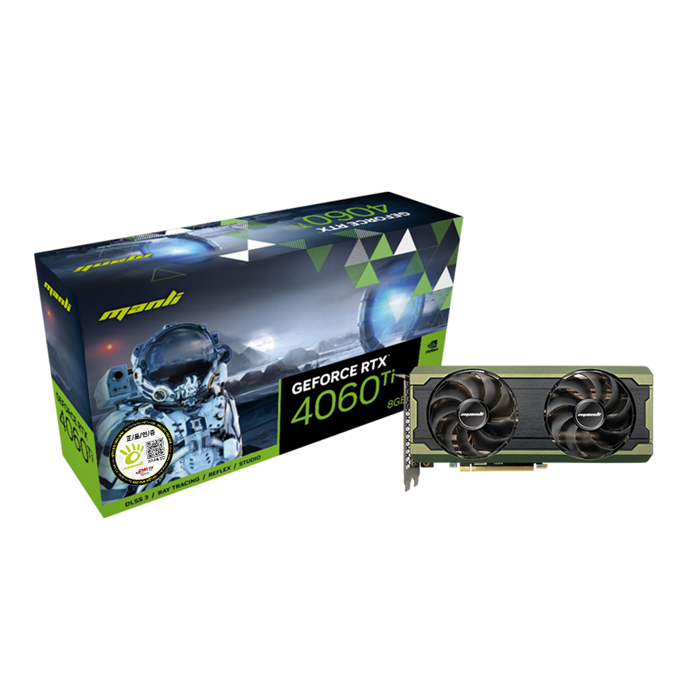 MANLI ������ RTX 4060 Ti Rush D6 8GB �����Ƽ����