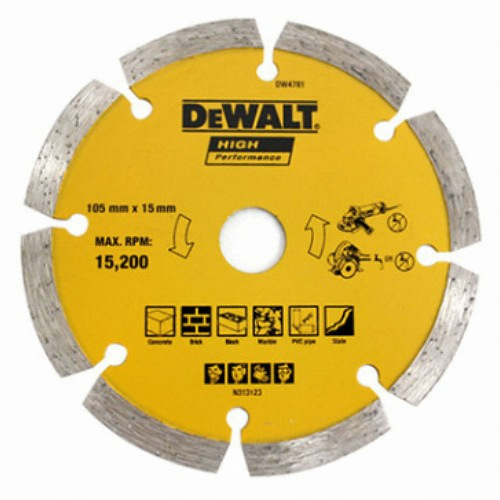 디월트  4인치 석재용 다이아몬드 마른날 DW4781 (1개)