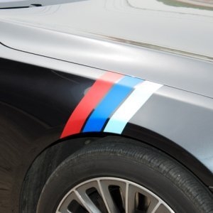 아트엑스 BMW M 삼색라인 휀다 데칼스티커