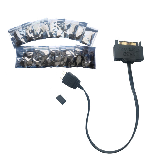 다산코퍼레이션 디프렌드 DF100 5V 3Pin to SATA ARGB 컨트롤러 (20팩)_이미지