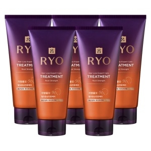 아모레퍼시픽 려 자양윤모 9EX 탈모증상전문케어 모근강화 트리트먼트 330ml (5개)