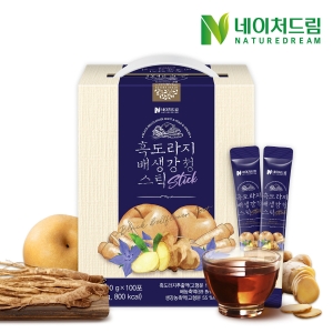 네이처드림 흑도라지 배 생강 청 스틱 10g 100포 (4개)_이미지