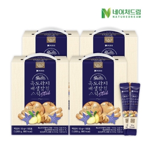 네이처드림 흑도라지 배 생강 청 스틱 10g 100포 (4개)