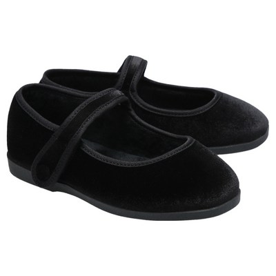 슈펜 여아용 벨벳 메리제인 플랫슈즈 HPKWFFF92W 19 BLACK 190_이미지