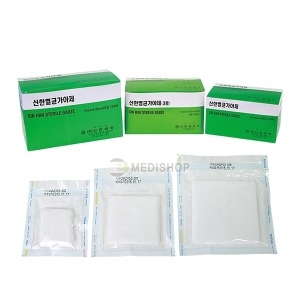 신한 멸균가아제 접은거즈 1BOX 절단거즈 가제 가아제 멸균거즈이미지입니다. 누르면 해당 게시물로 새창이동합니다.