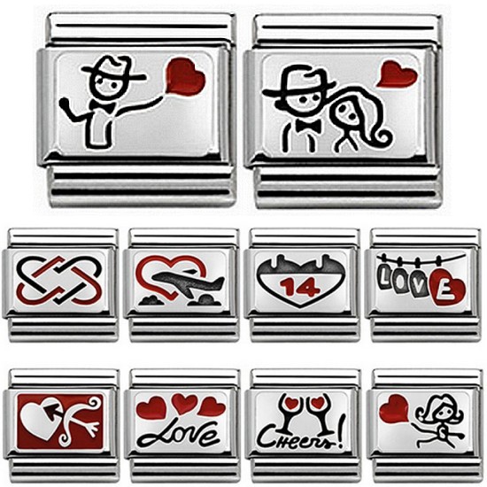 노미네이션 컴포저블 클래식 OXIDIZED LOVE 링크 330208