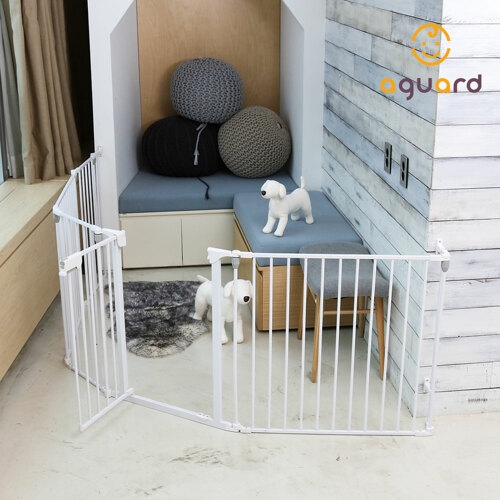 아가드 플렉스 접이식 ㄱ자형 유아 안전문 본품 1입_이미지