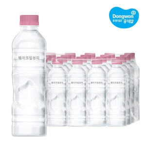 동원F&B 동원샘물 웨이크업 뷰티 무라벨 500ml (40개)_이미지
