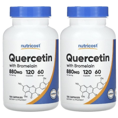 뉴트리코스트 퀘르세틴 브로멜라인 함유 60캡슐 (2개)