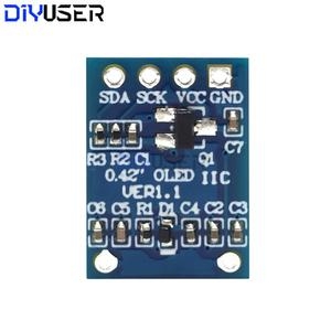 SSD1306 OLED 디스플레이 Arduino Raspberry Pi DIY 개발 보드 용 0.42 인치 흰색 72x40..