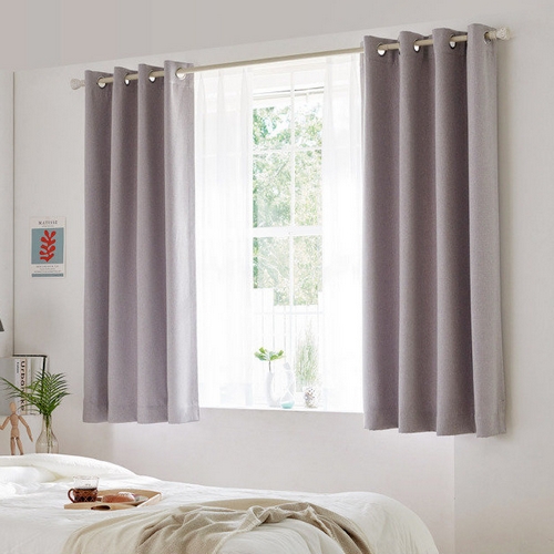 샤이닝홈 이너스 르넬 아일렛 항균 암막커튼 (2장, 80x160cm)_이미지