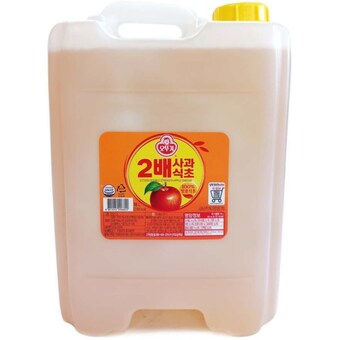오뚜기 2배 사과<b>식초</b> 18L