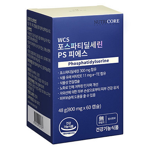 뉴트리코어 WCS 포스파티딜세린 60캡슐 (4개)_이미지