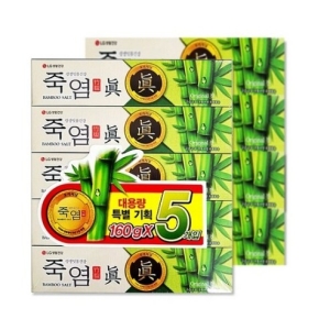 LG생활건강 죽염 오리지날 진 치약 160g (9개)