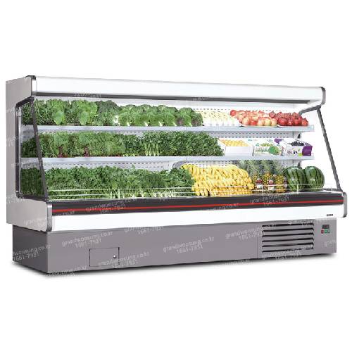 그랜드우성 GWS-EFE24BS2F 유리도어 (그레이) (청과&야채)_이미지