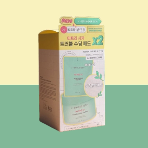 브링그린 티트리 시카 트러블 수딩 토너 패드 90매 (본품1개+리필1개)_이미지