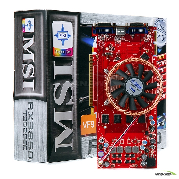 MSI 라데온 HD 3850 RX3850-T2D256E D3 256MB VF9_이미지