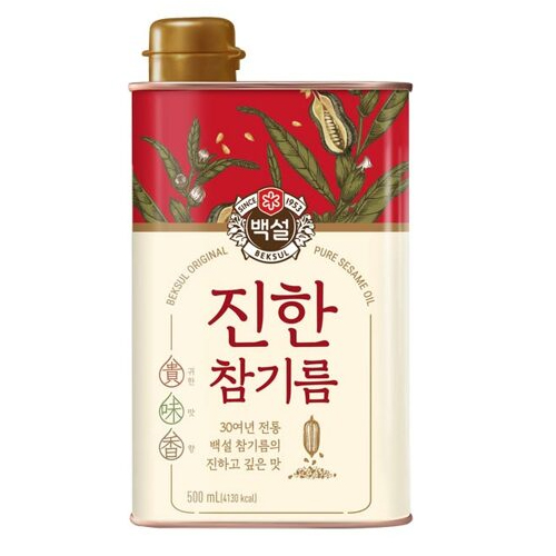백설 진한 참기름 500ml (12개)_이미지