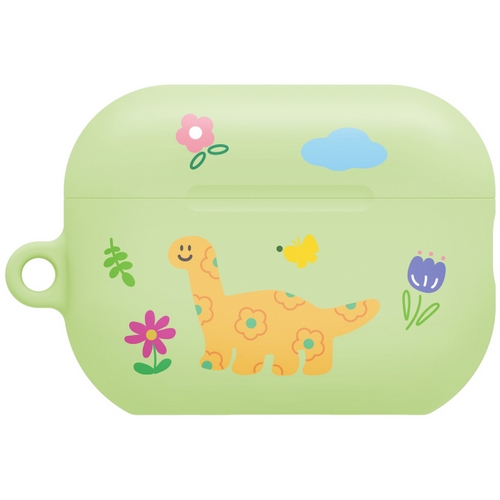 아스카코리아 에어팟 프로2 플라워 공룡 하드 케이스 (정품)_이미지