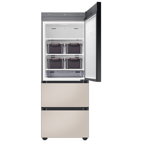 삼성전자 비스포크 키친핏 새틴 RF60DB9342AP (베이지+화이트) + RQ33DB74C1AP (화이트+베이지)_이미지