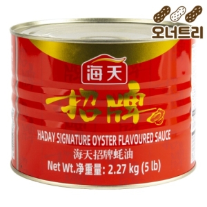FOSHAN HAI TIAN 굴소스 2.27kg 중국 굴 양념 소스 대용량 업소용 캔