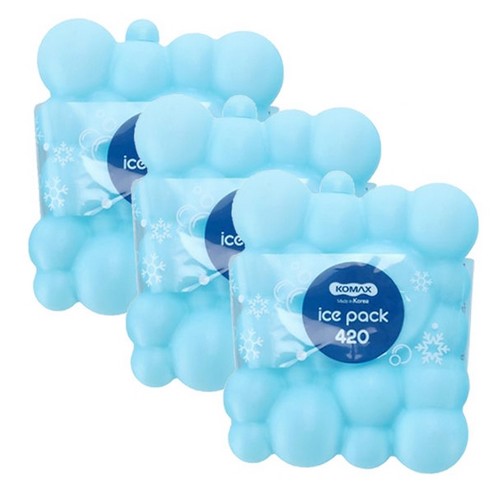코멕스 아이스탱크팩 버블 420ml (3개)_이미지