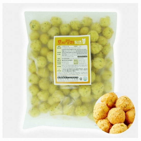 이지푸드 모짜렐라 치즈볼 1kg (1개)_이미지