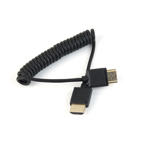 라이트컴 COMS HDMI v2.0 초슬림 스프링 케이블 (IF703, 1m)_이미지
