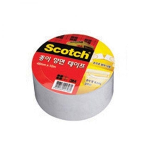 3M 스카치 종이 양면 테이프 48mm x 10m (3개)_이미지