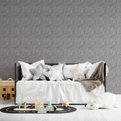 접착식 단열벽지 패턴그레이