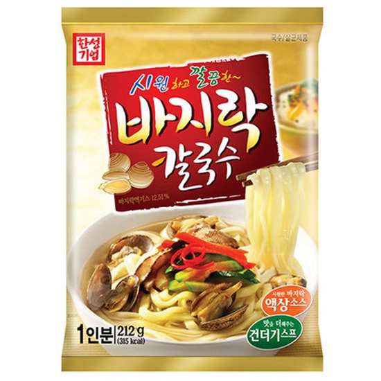 한성기업 바지락 칼국수 212g (30개)_이미지