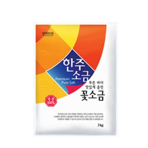 한주 꽃소금 3kg (5개)_이미지