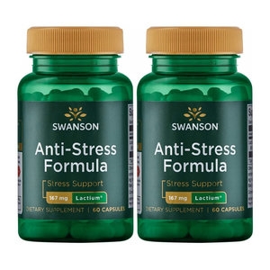 스완슨 안티 스트레스 포뮬라 락티움 167mg 60정 (2개)_이미지