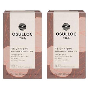 아모레퍼시픽 오설록 오설록 마롱 글라세 블랙티 20개입 (2개)_이미지