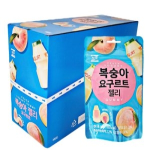 서주 복숭아 요구르트 젤리 50g 8개
