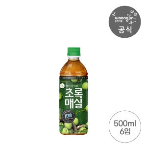 웅진식품 초록매실 제로 500ml (6개)_이미지