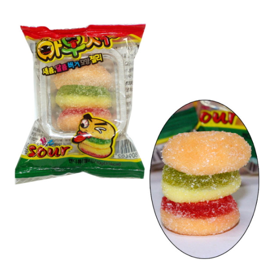 아우셔 버거모양 젤리 10g