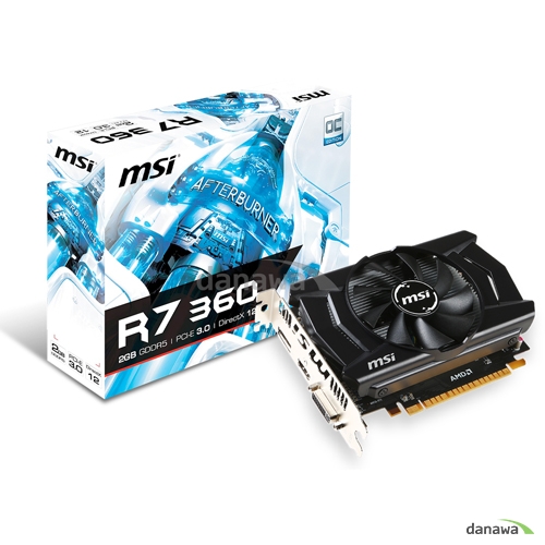 라데온 R7 360 OC 블랙 아머 D5 2GB 반석전자