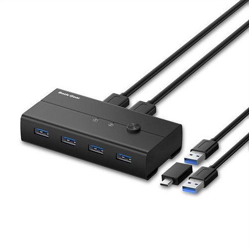 베이직기어 USB 4포트 KVM 스위치_이미지