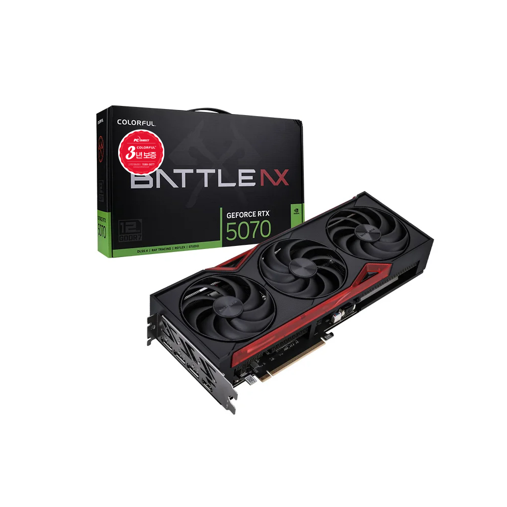 COLORFUL ������ RTX 5070 �丶ȣũ EX D7 12GB �Ǿ���Ʈ