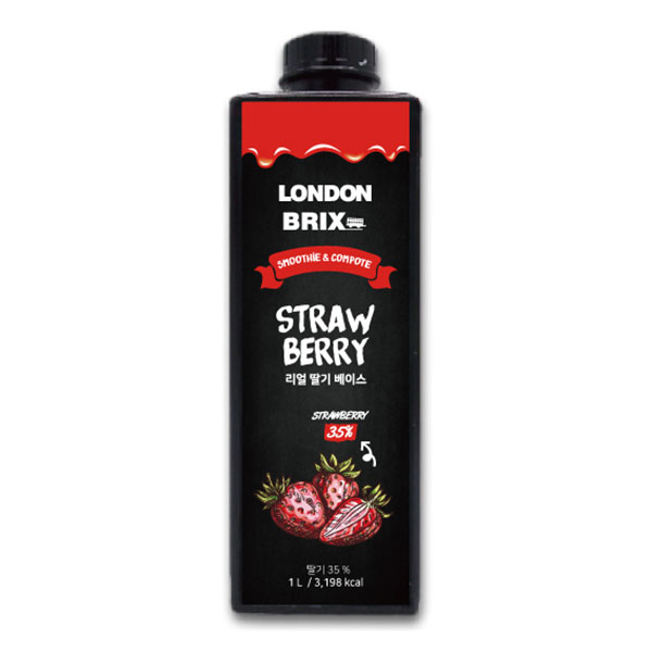 런던브릭스 리얼 딸기 베이스 1L