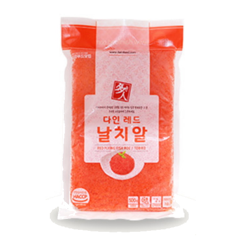 다인푸드 날치알 레드 500g이미지입니다. 누르면 해당 게시물로 새창이동합니다.
