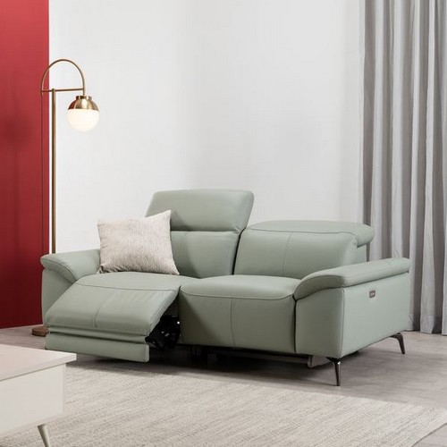 리바트 몰리세 천연가죽 리클라이너 3인용