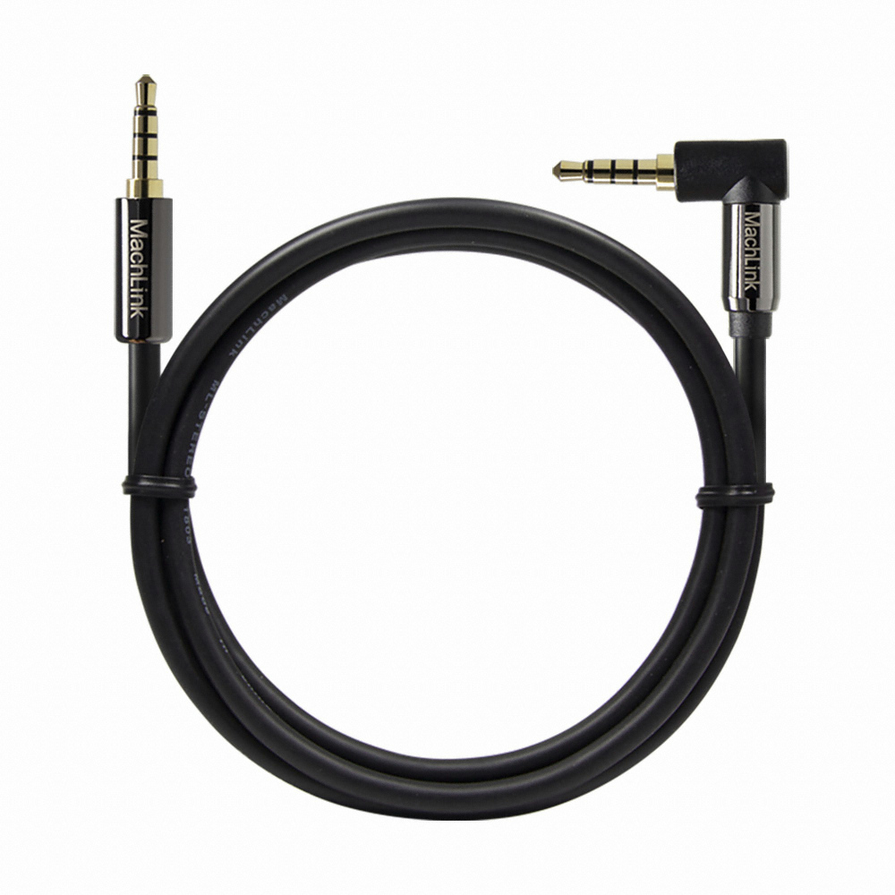 마하링크 3.5mm 4극 스테레오 AUX 꺾임 케이블 (ML-4TH150, 15m)_이미지