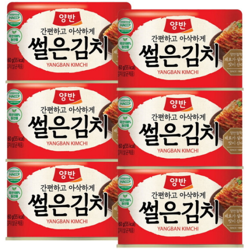 양반 썰은김치 160g (6개)_이미지
