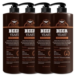 제이유패밀리 닥터라파알 맥주 효모 탈모 샴푸 1000ml (4개)
