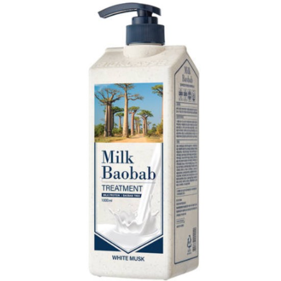밀크바오밥 트리트먼트 화이트머스크 1000ml (5개)
