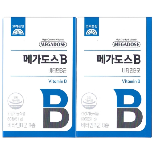 고려은단 메가도스B 60정 (2개)