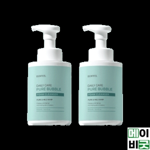 은율 데일리 케어 퓨어 버블 폼클렌저 500ml (2개)_이미지